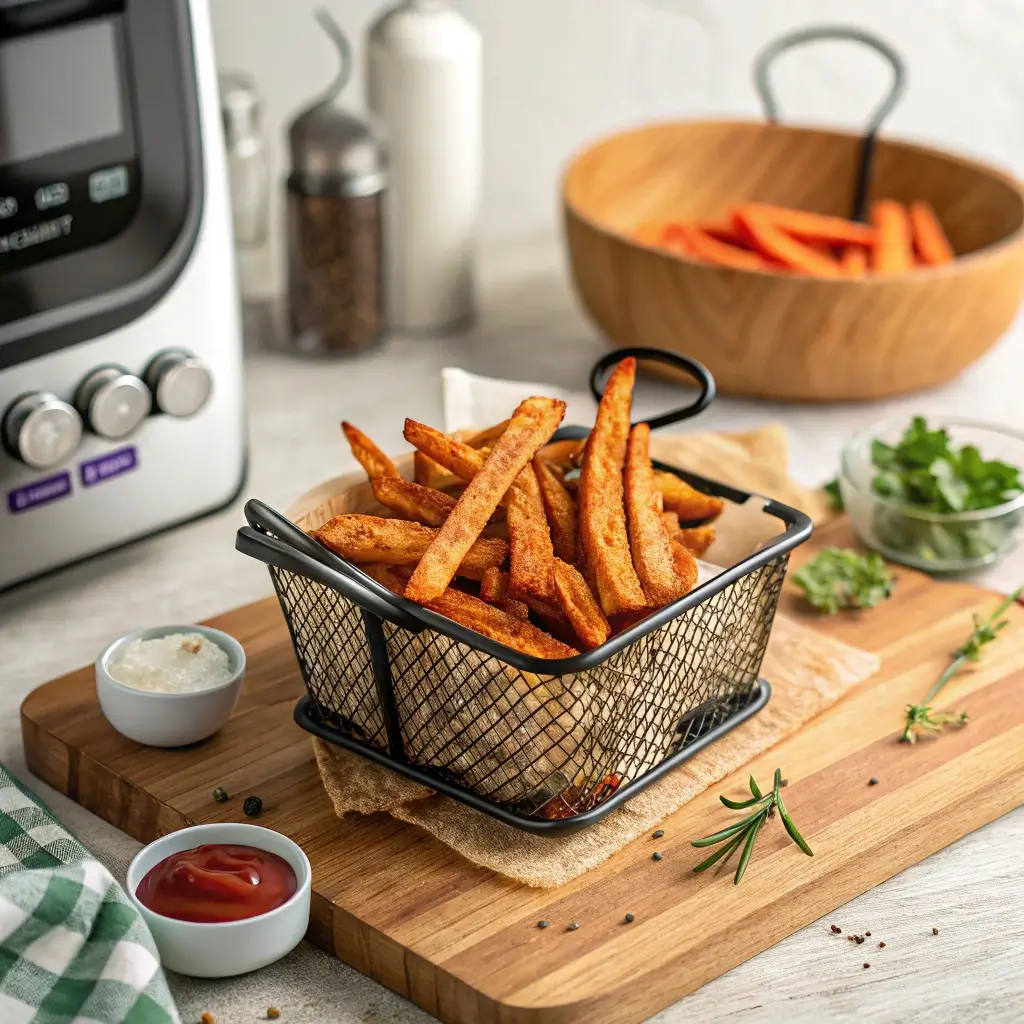 Süßkartoffel Pommes Airfryer
