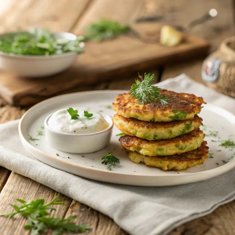 Zucchini-Puffer im Airfryer