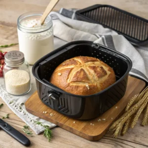 brot backen in der heißluftfritteuse