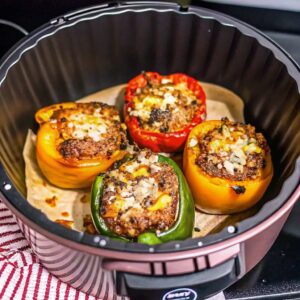 Gefüllte Paprika im Airfryer