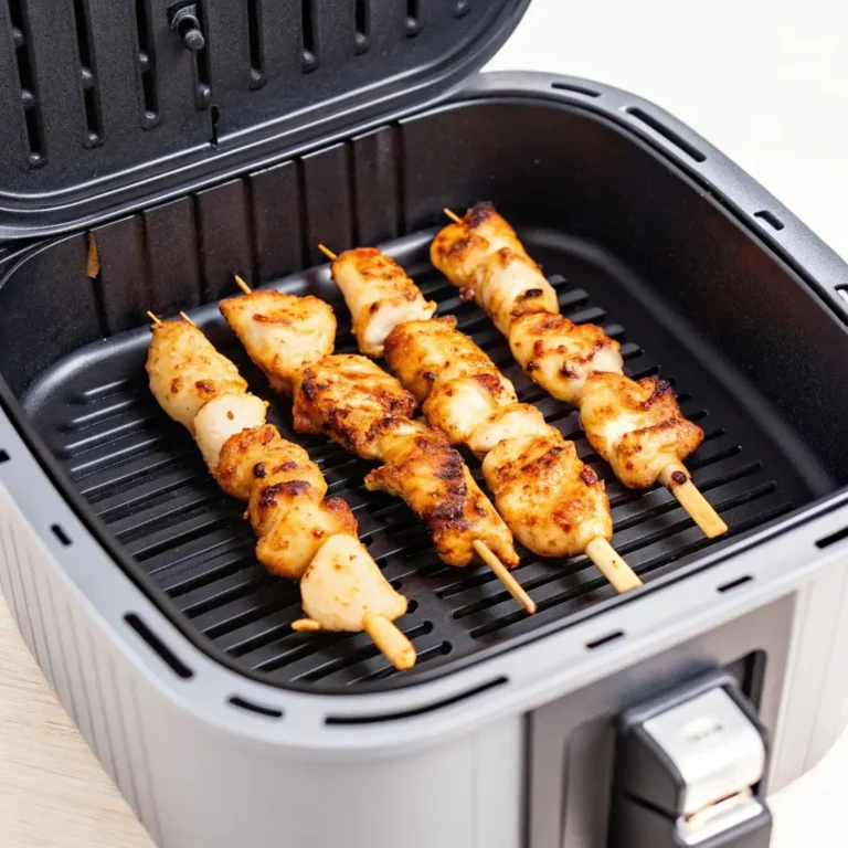 Hähnchenspieße Heißluftfritteuse