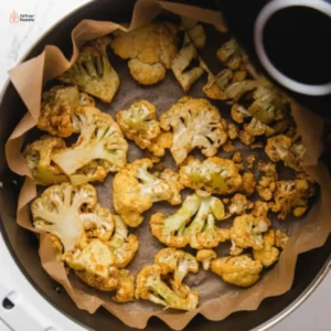 Knuspriger Blumenkohl Airfryer aus der Heißluftfritteuse – das einfache Rezept.