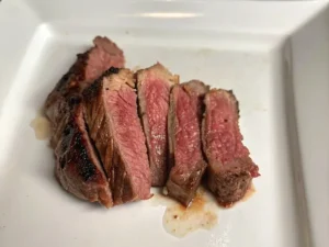 Heißes Rumpsteak im Airfryer