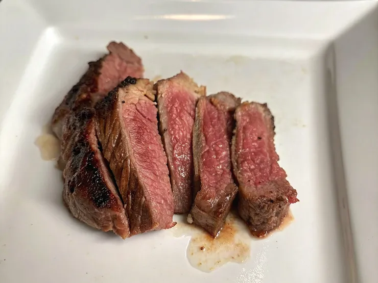 Heißes Rumpsteak im Airfryer