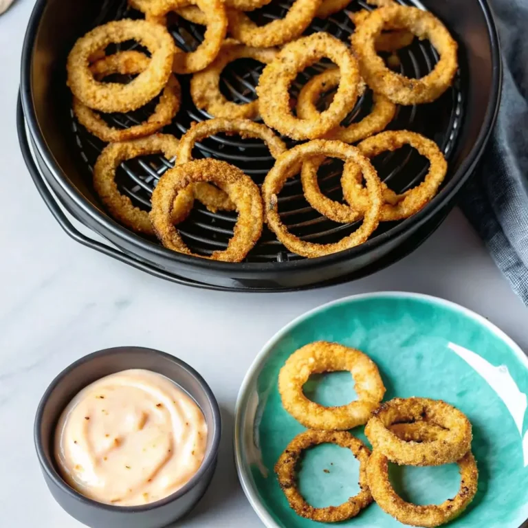 Zwiebelringe im Airfryer