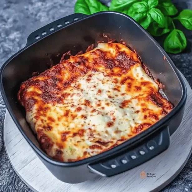 Knusprige Lasagne im Airfryer: In 45 Minuten zum italienischen Traum!