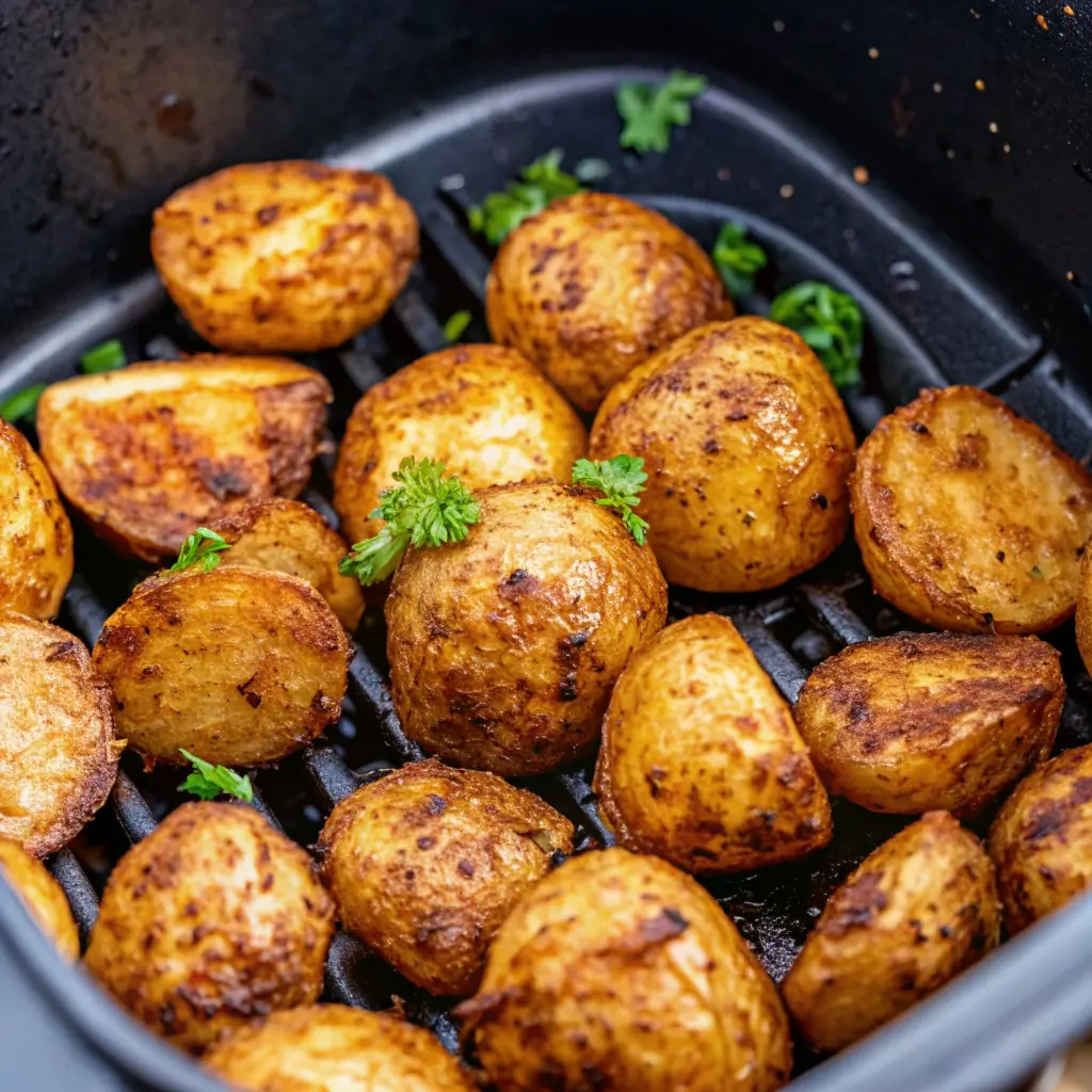 Drillinge Airfryer: Knusprige Mini-Kartoffeln in 25 Minuten