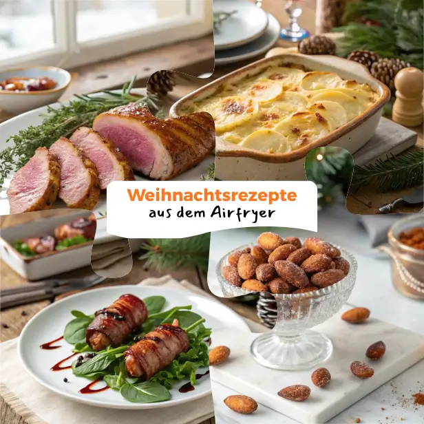 Weihnachtsrezepte aus dem Airfryer