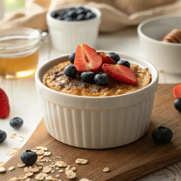 Gesundes Frühstück Airfryer: Baked Oats einfach & schnell