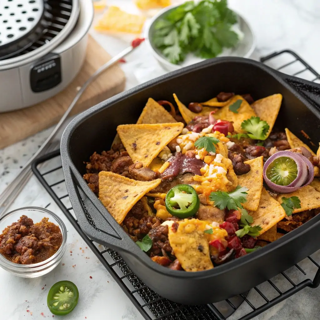 Nachos Airfryer: Knuspriger Genuss in wenigen Minuten