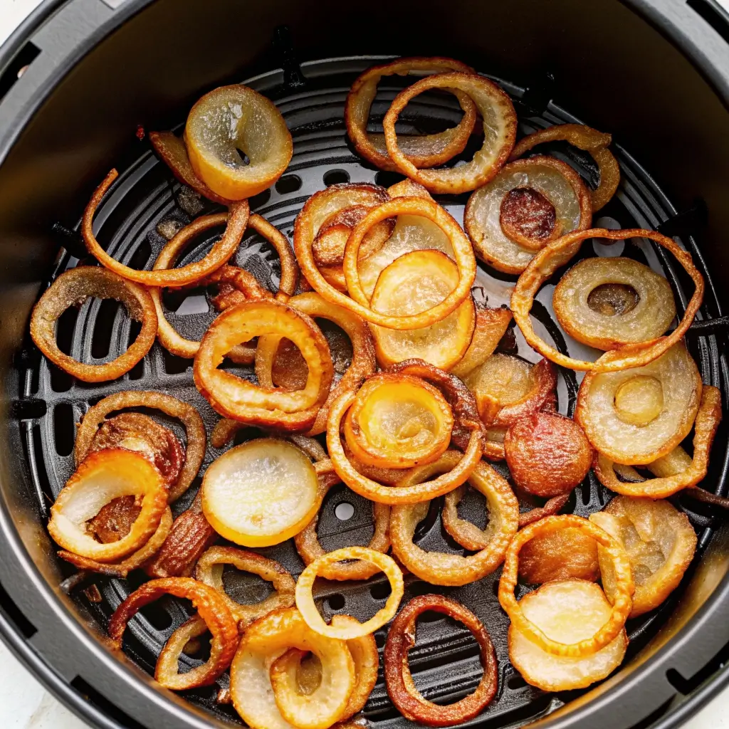 Knusprige Röstzwiebeln im Airfryer – Einfach, schnell und fettarm