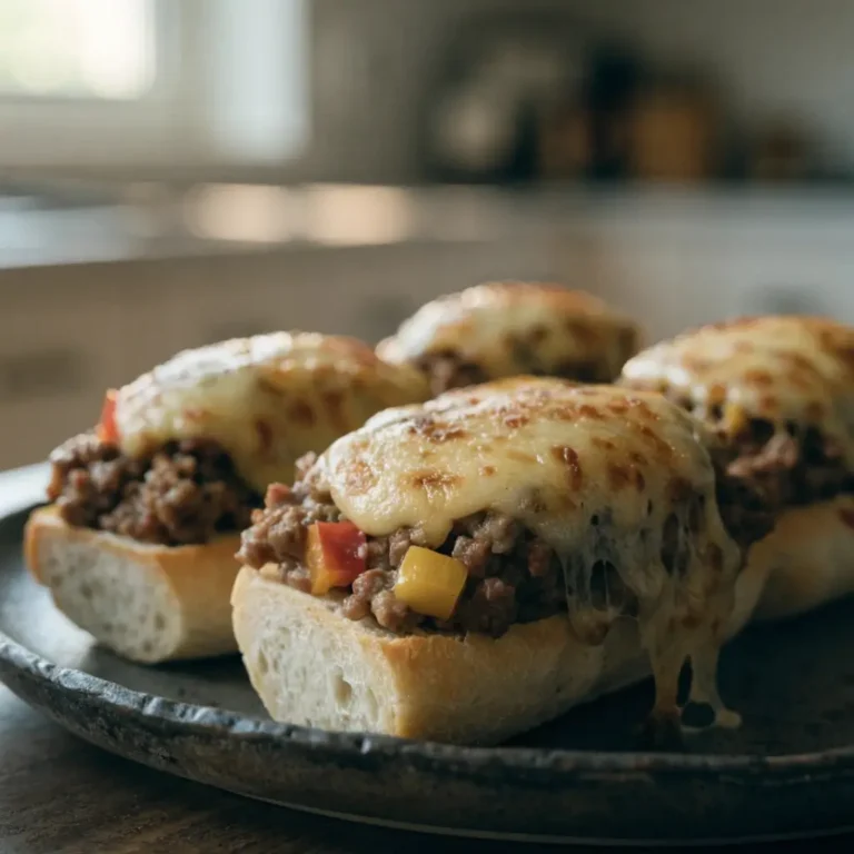 Pizza-Hackfleisch-Brötchen